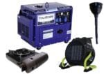 Дизельний генератор THUNDER DRS-12500 + газова плитка Orcamp CK-505 + електричний обігрівач Gardyer HE2000