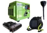 Дизельний генератор Zipper ZI-STE7500DSH + газова плитка Orcamp CK-505 + електричний обігрівач Gardyer HE2000