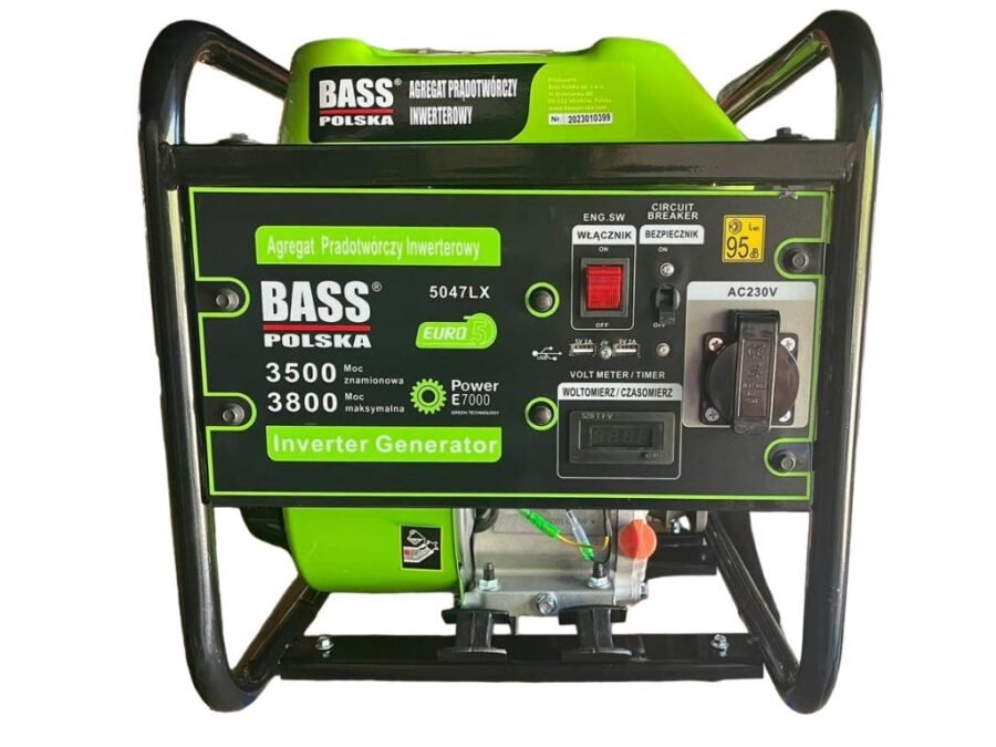 Інверторний 3.8 кВт генератор Bass Polska 5047LX