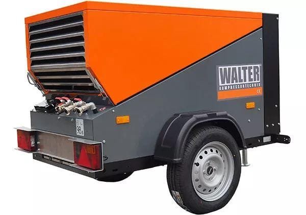 Компресор гвинтовий мобільний WALTER WMC 5