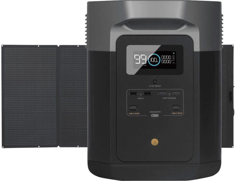 Комплект EcoFlow DELTA Max (2000) + 400W Solar Panel