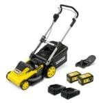 АКУМУЛЯТОРНА ГАЗОНОКОСАРКА LMO 5-18 DUAL BATTERY SET