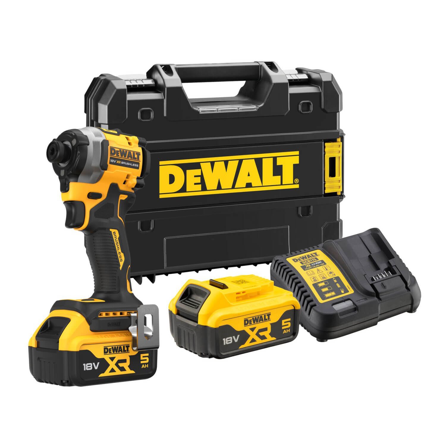Шурупокрут ударний акумуляторний безщітковий DeWALT DCF850P2T Шурупокрут ударний акумуляторний безщітковий DeWALT DCF850P2T