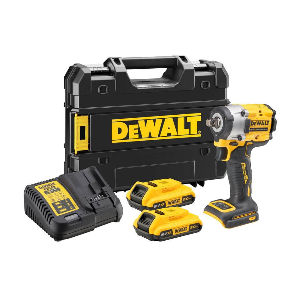 Гайкокрут ударний акумуляторний безщітковий DeWALT DCF921D2T Гайкокрут ударний акумуляторний безщітковий DeWALT DCF921D2T