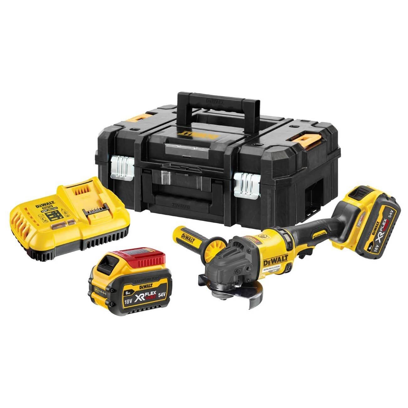 Шліфмашина кутова - болгарка акумуляторна безщіткова DeWALT DCG418T2 Шліфмашина кутова - болгарка акумуляторна безщіткова DeWALT DCG418T2