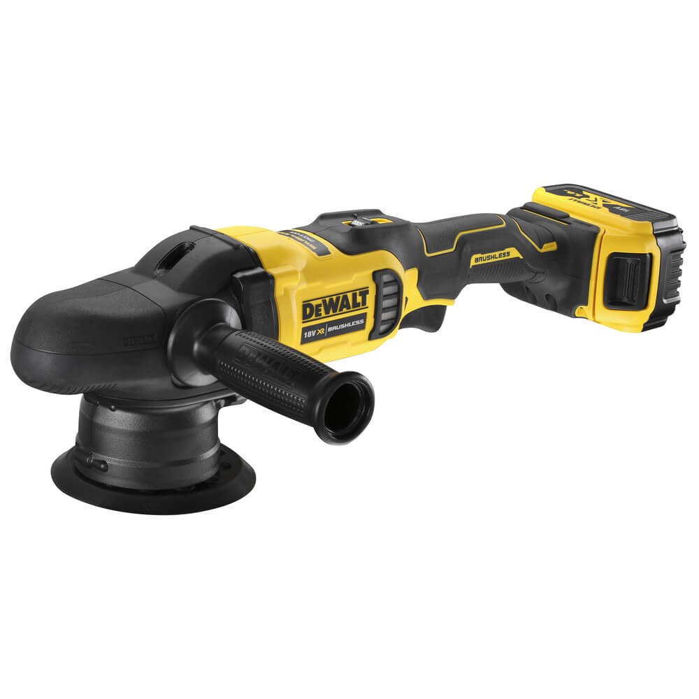 Полірувальна машина акумуляторна безщіткова DeWALT DCM848P2 Полірувальна машина акумуляторна безщіткова DeWALT DCM848P2