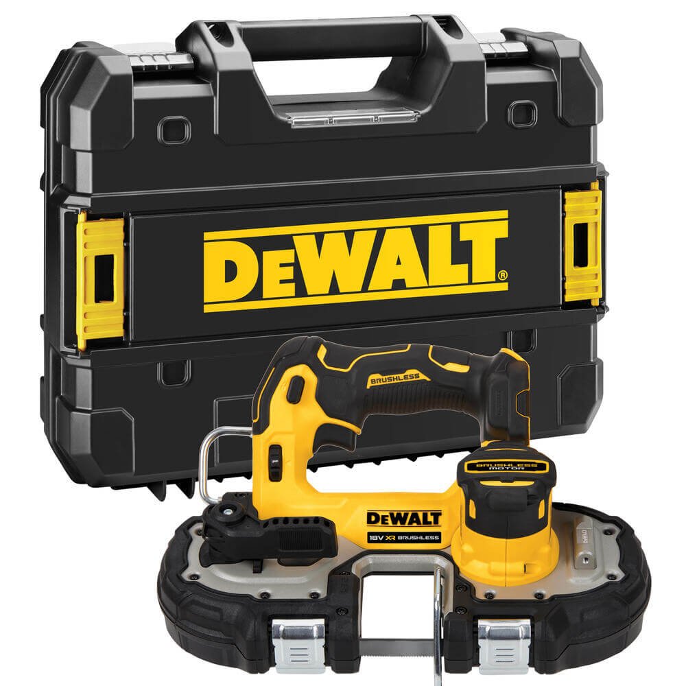 Пила стрічкова акумуляторна безщіткова DeWALT DCS377NT Пила стрічкова акумуляторна безщіткова DeWALT DCS377NT