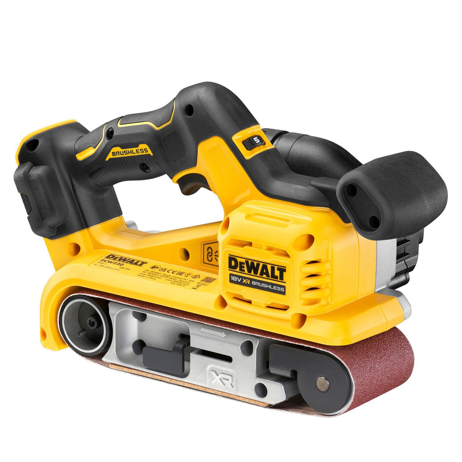 Шліфмашина стрічкова акумуляторна безщіткова DeWALT DCW220N Шліфмашина стрічкова акумуляторна безщіткова DeWALT DCW220N