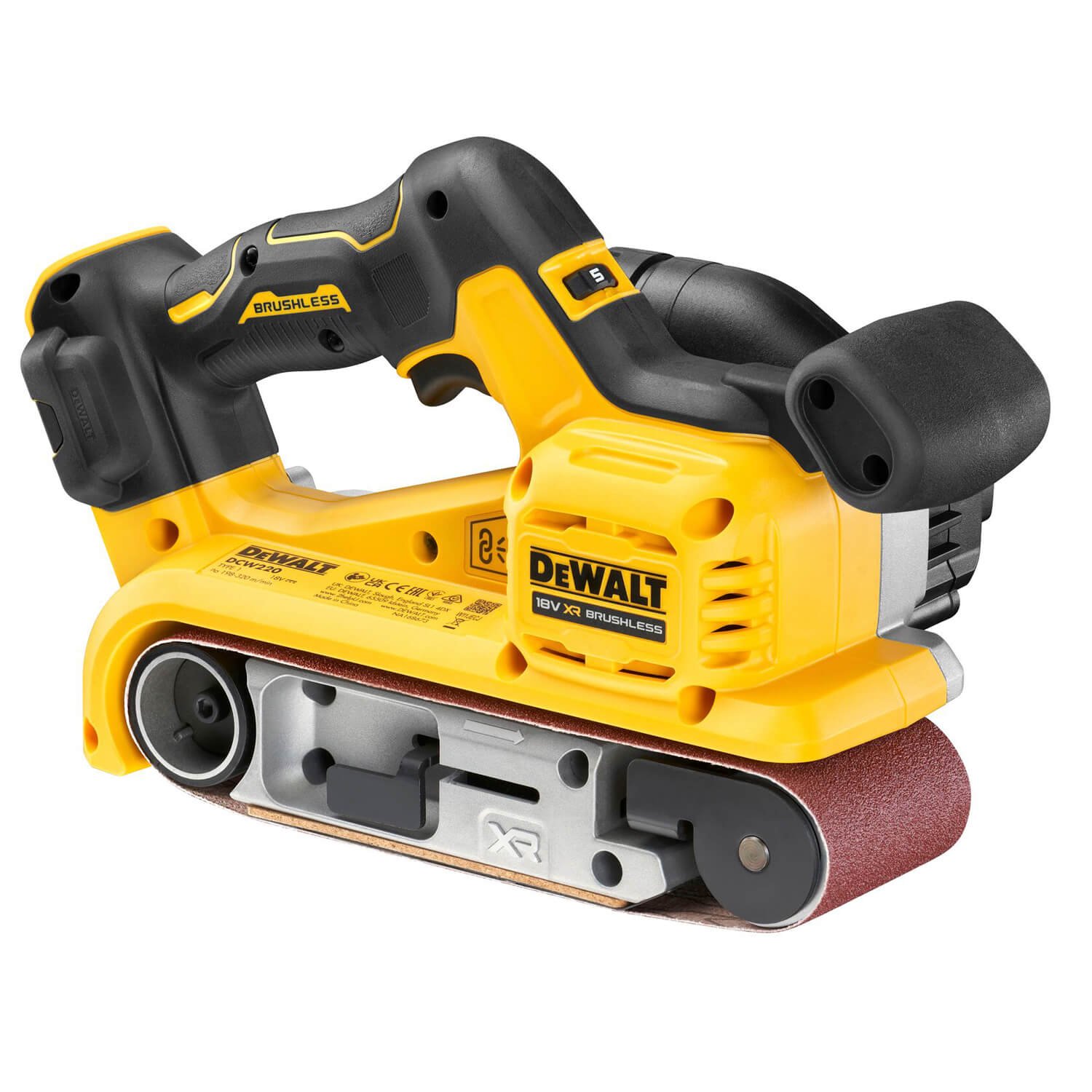 Шліфмашина стрічкова акумуляторна безщіткова DeWALT DCW220NT Шліфмашина стрічкова акумуляторна безщіткова DeWALT DCW220NT