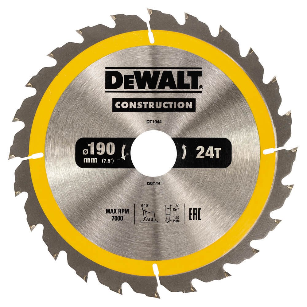 Диск пильний DeWALT DT1944 Диск пильний DeWALT DT1944