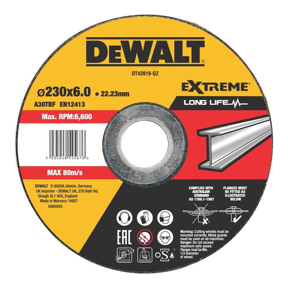 Круг шліфувальний EXTREME DeWALT DT43919 Круг шліфувальний EXTREME DeWALT DT43919