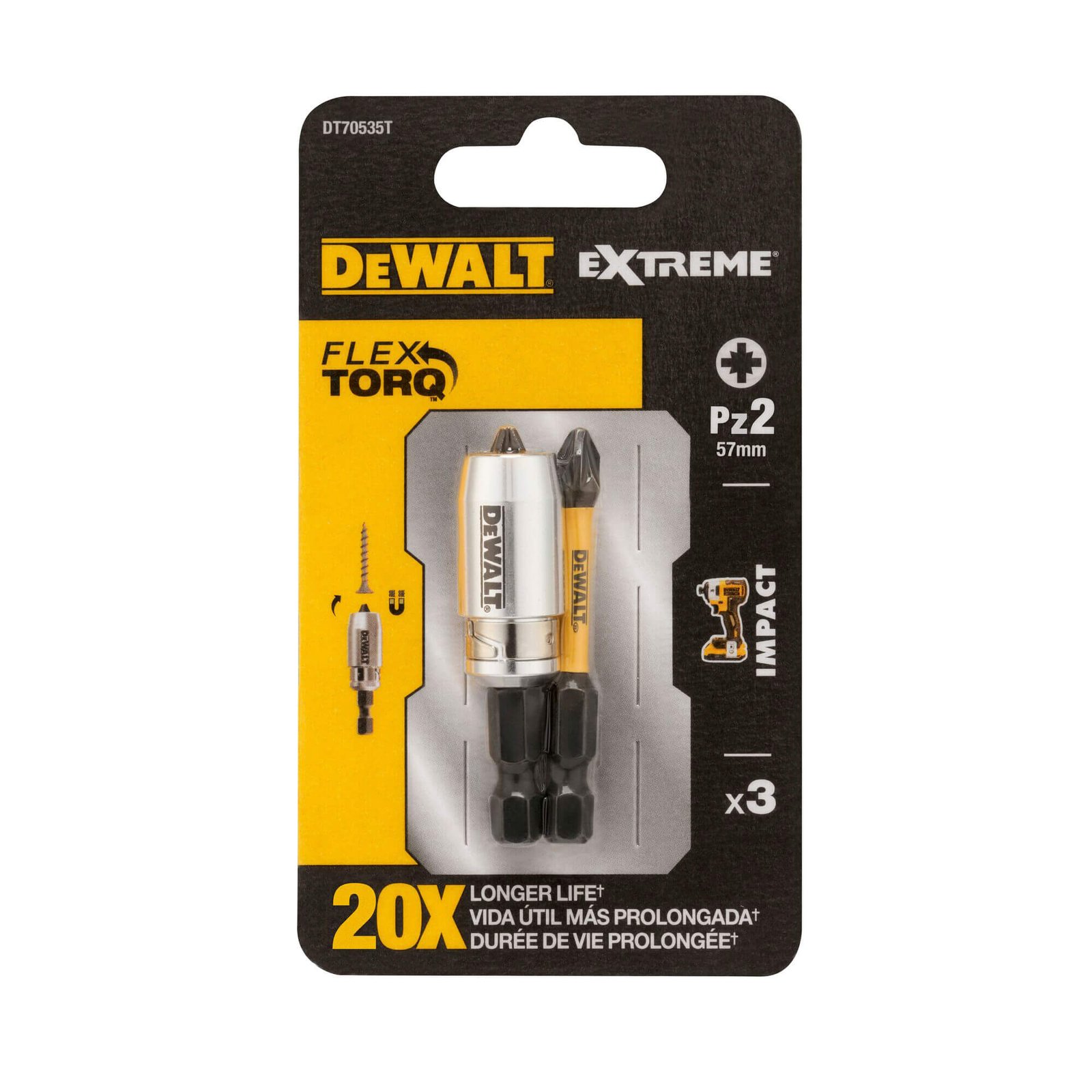 Набір біт і насадок DeWALT DT70535T Набір біт і насадок DeWALT DT70535T
