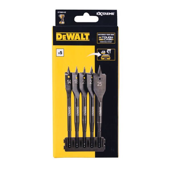 Касета з перовими свердлами DeWALT