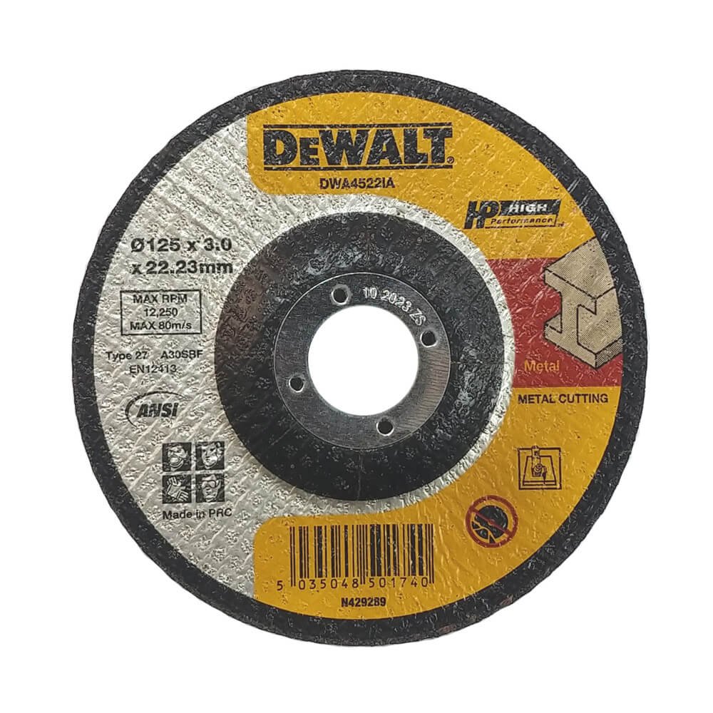Круг відрізний HIGH PERFORMANCE DeWALT DWA4522IA Круг відрізний HIGH PERFORMANCE DeWALT DWA4522IA