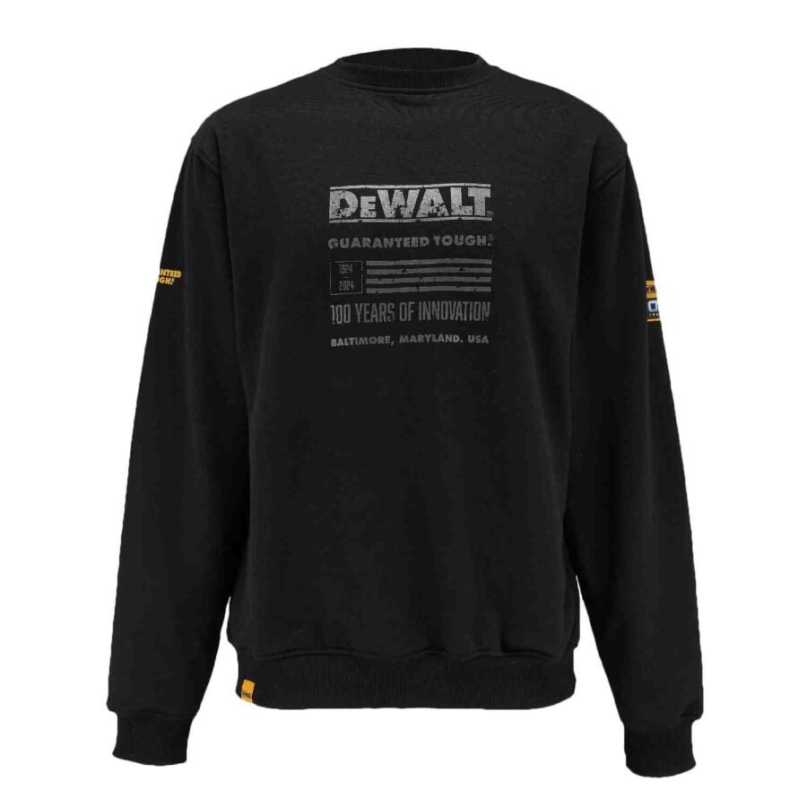 Світшот 100 YEAR LOGO SWEATSHIRT DeWALT DWC237-001-XXL