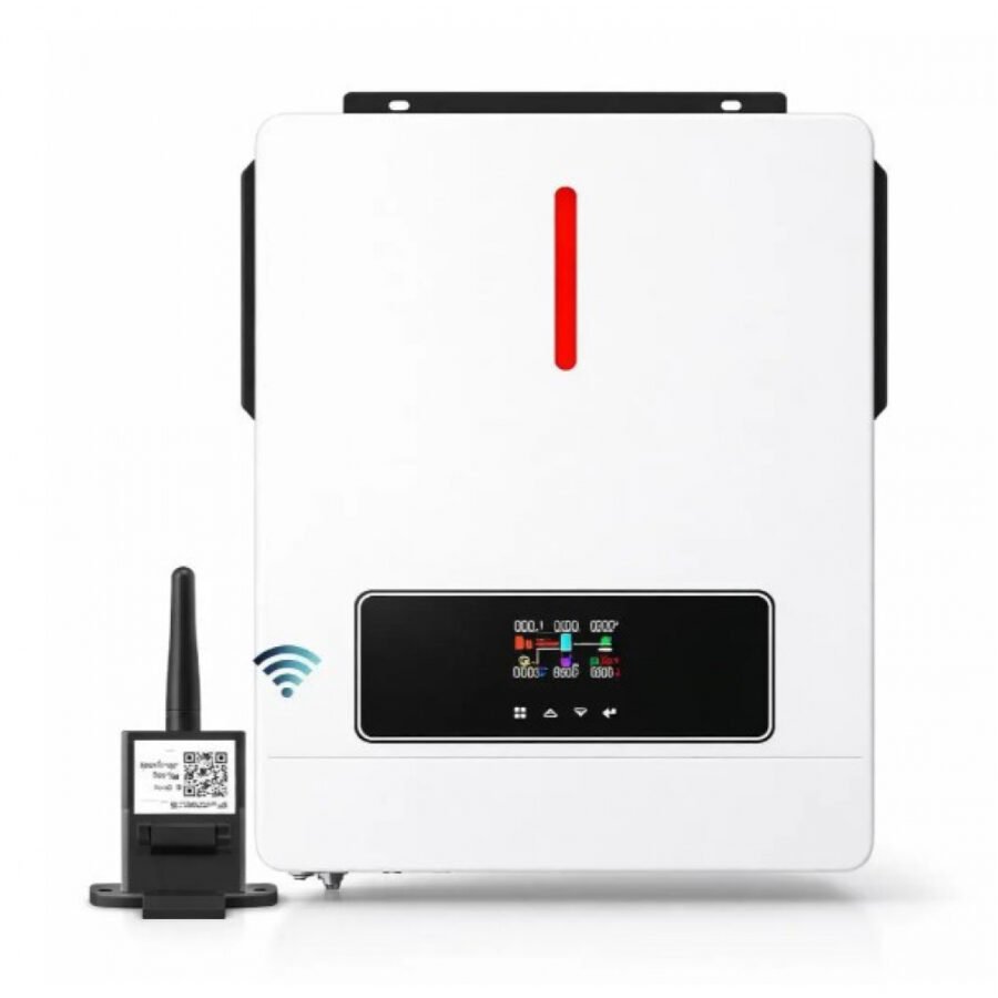 6,2 кВт 48 В Гібридний сонячний інвертор Humsienk, Wi-Fi та Bluetooth, MPPT-120 А