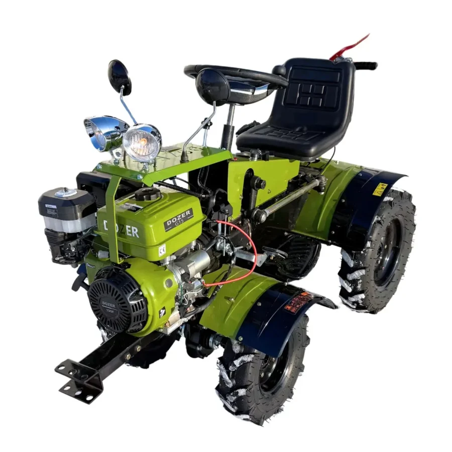 Мототрактор DOZER G15 4x4 бензиновий 15 к.с. з фрезою (1350 мм)
