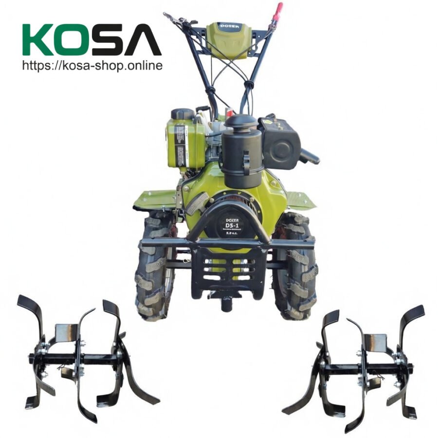 Мотоблок DOZER D5-1 (4.00-8) дизель 5 к.с.