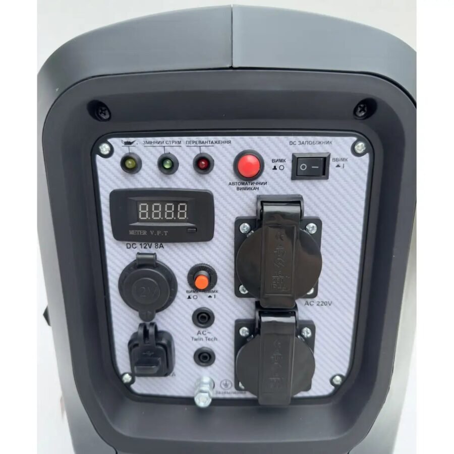 Панель керування Forte FG4050i: дисплей, розетки 230 В, USB та вихід 12 В